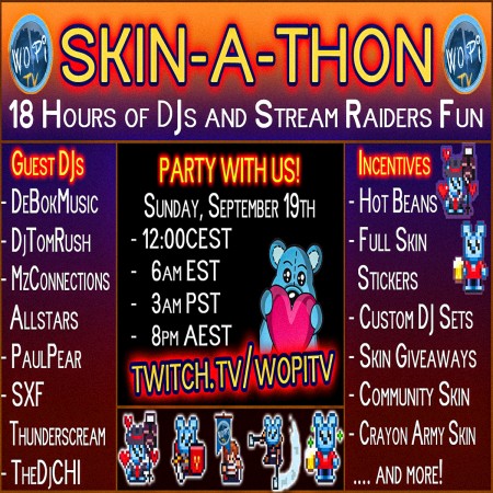 Stream Raiders Skinathon