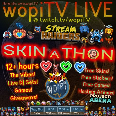 Stream Raiders Skinathon